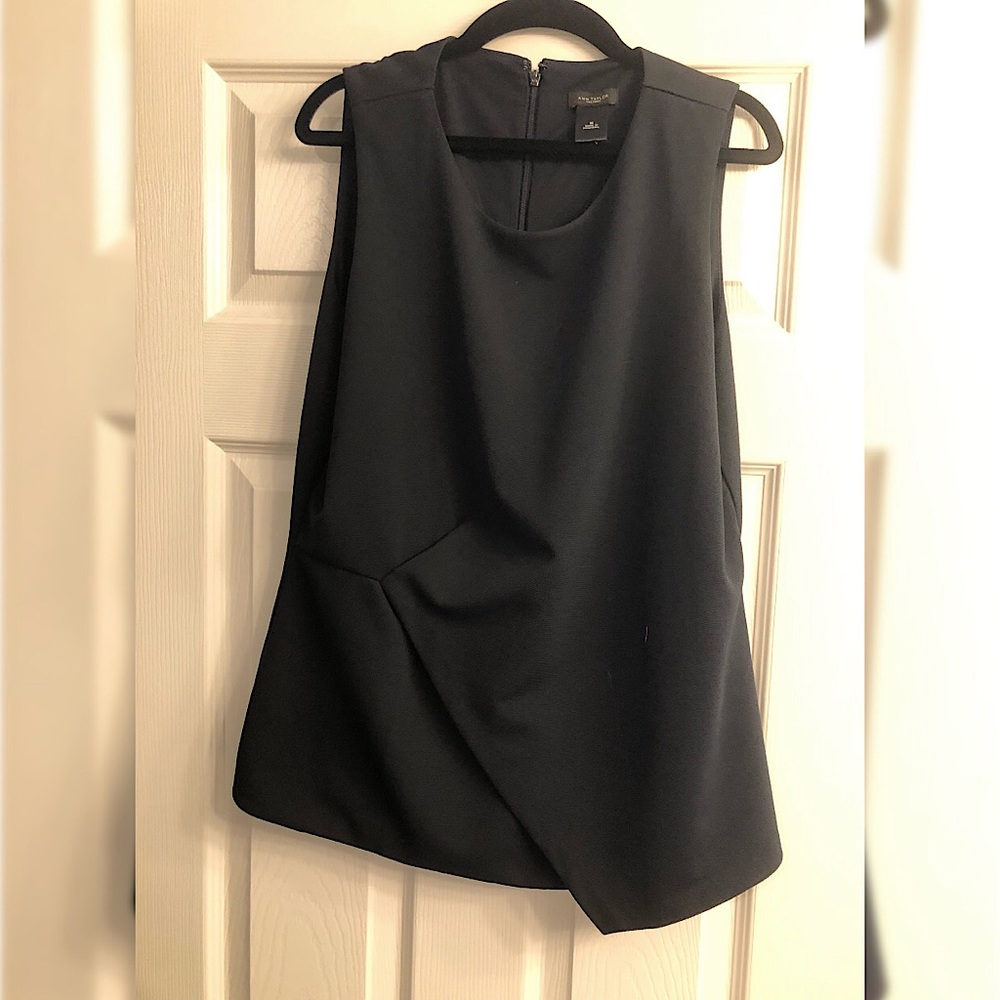 Ann Taylor navy blue blouse